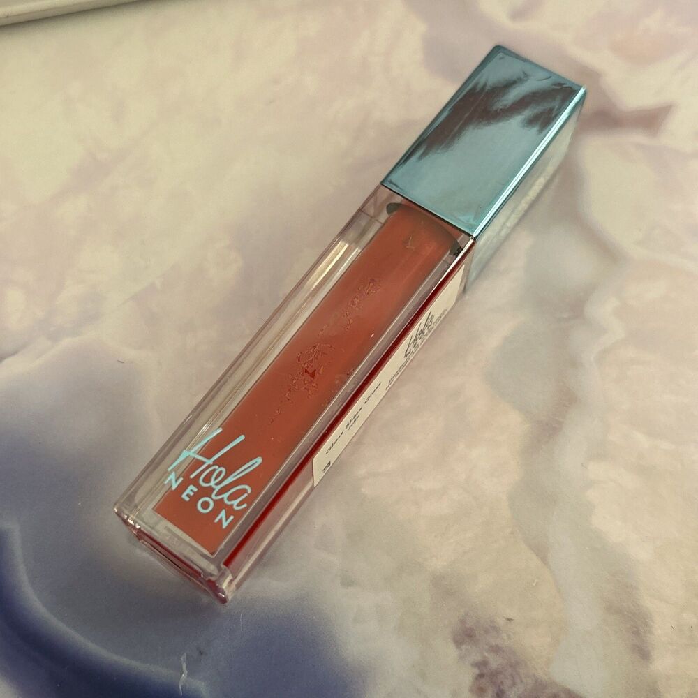 Hola Neon Glass Shine Lip Gloss Lacquer Jolie - .13oz Full Size NWOB